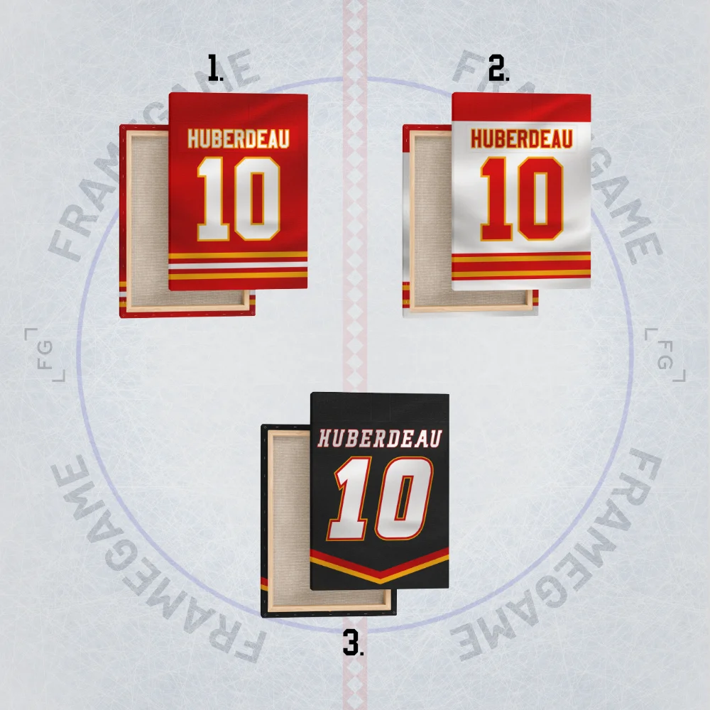 calgary flames dres na plátně