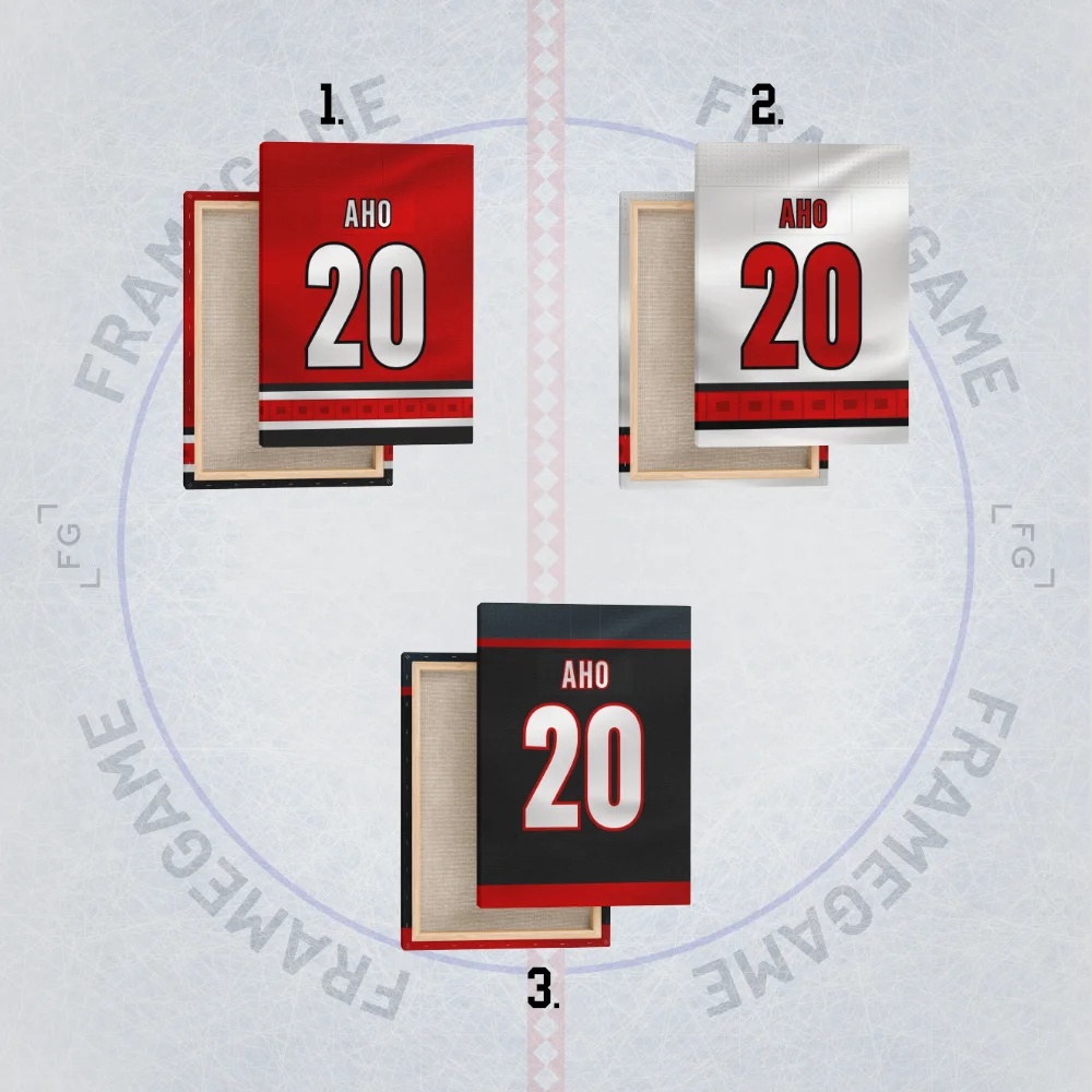 carolina hurricanes dres na plátně