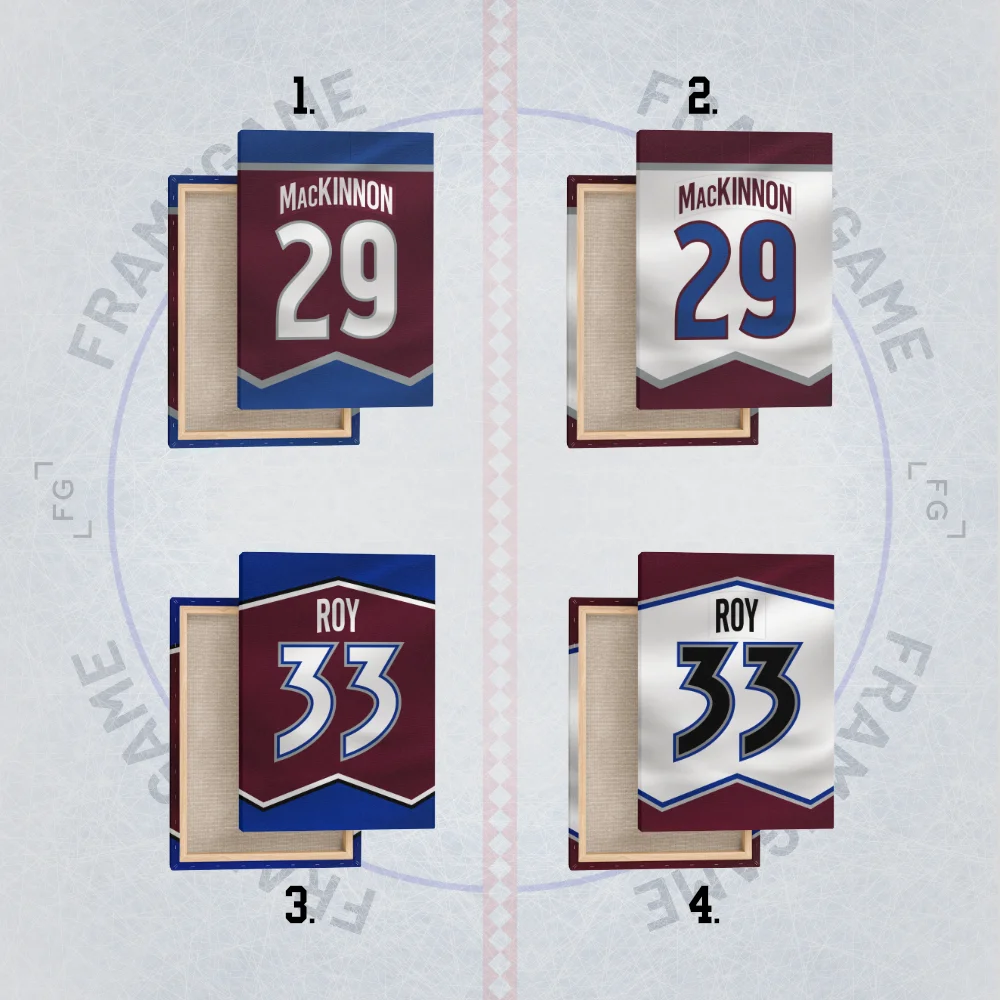 colorado avalanche dres na plátně