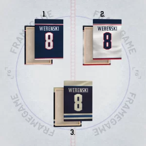columbus blue jackets dres na plátně