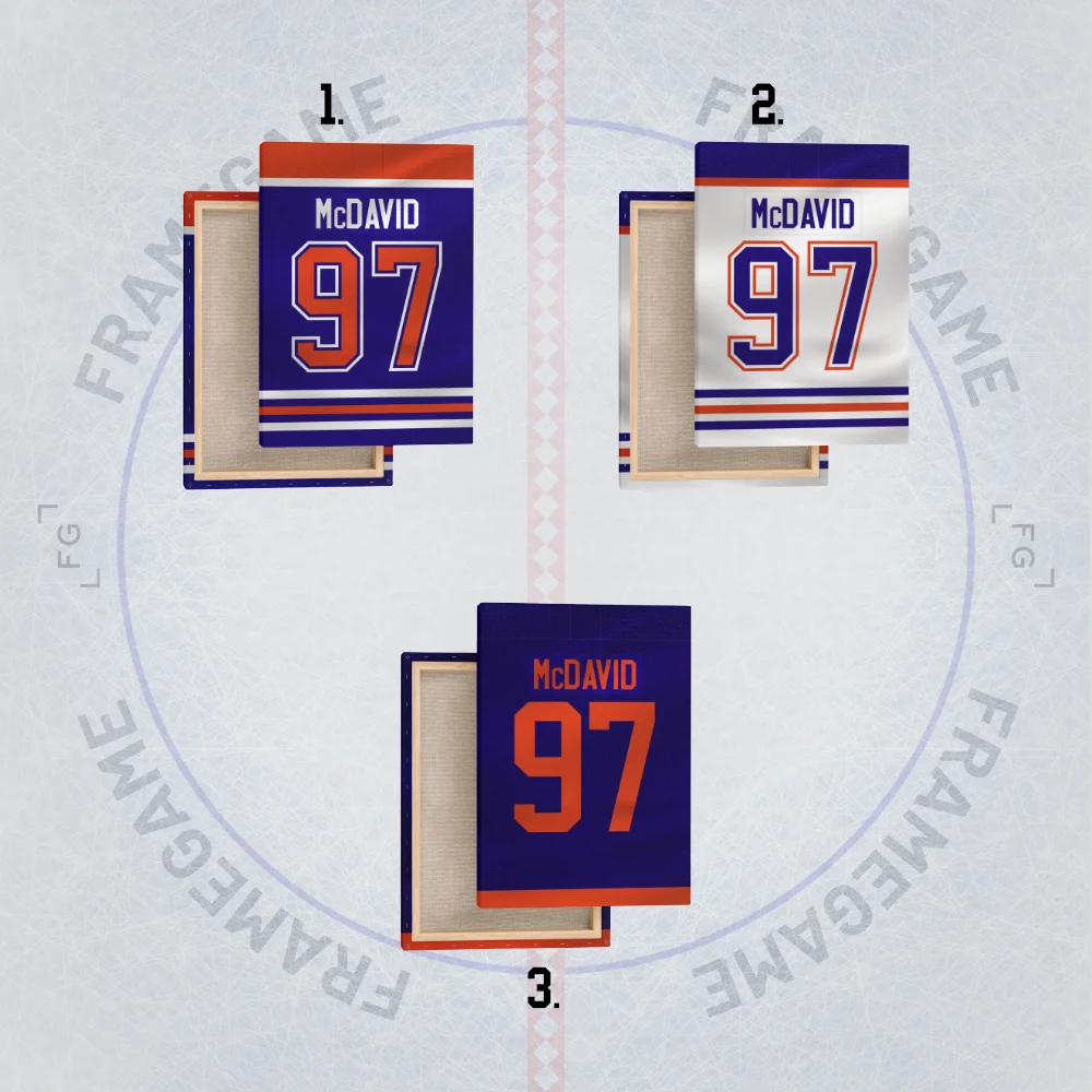 edmonton oilers dres na plátně