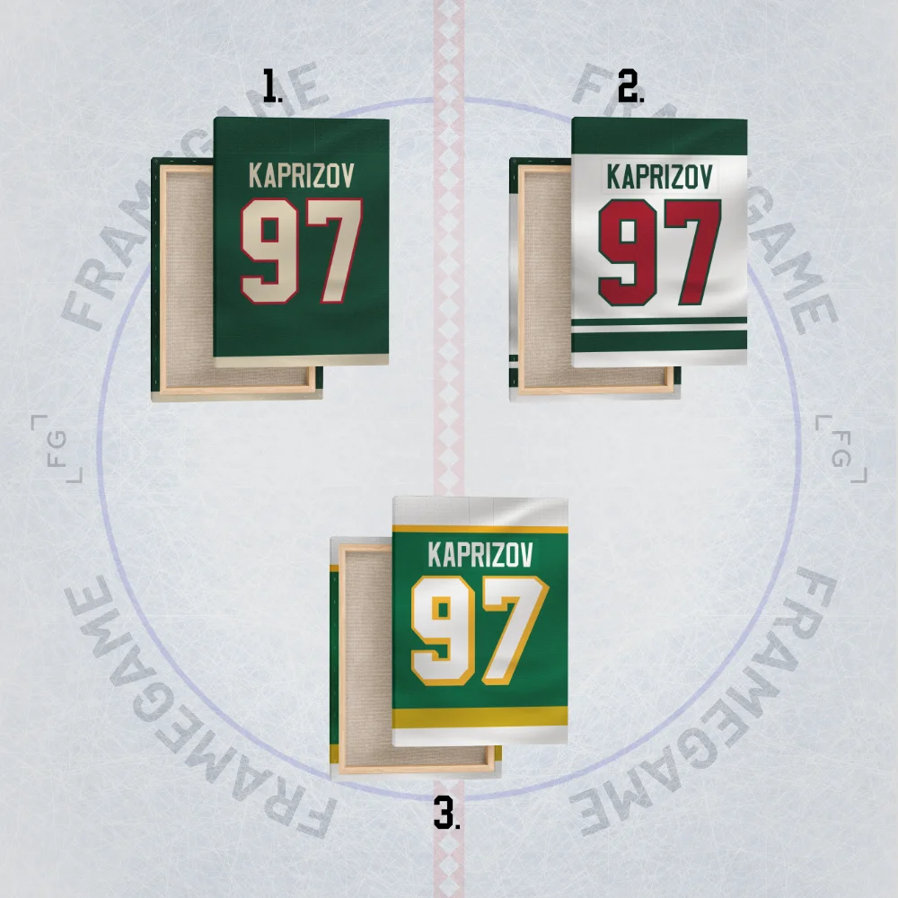 minnesota wild dres na plátně