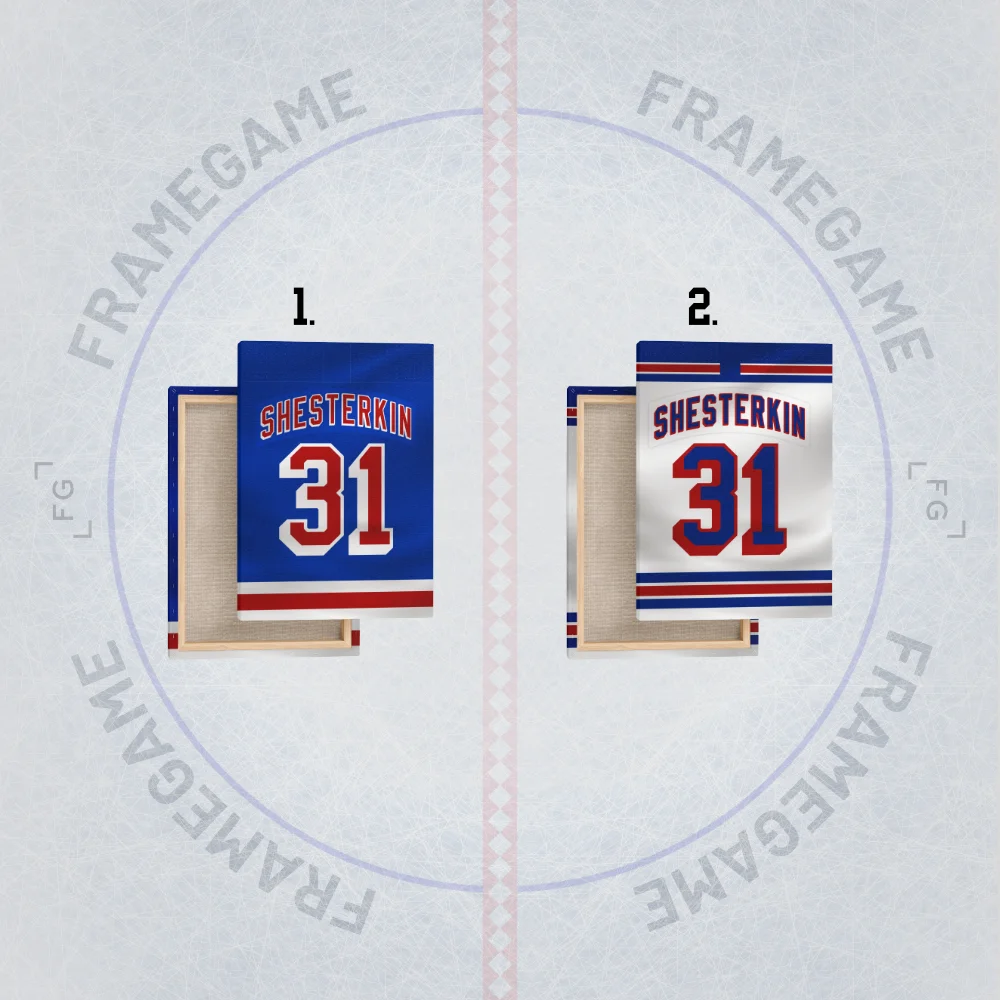 new york rangers dres na plátně