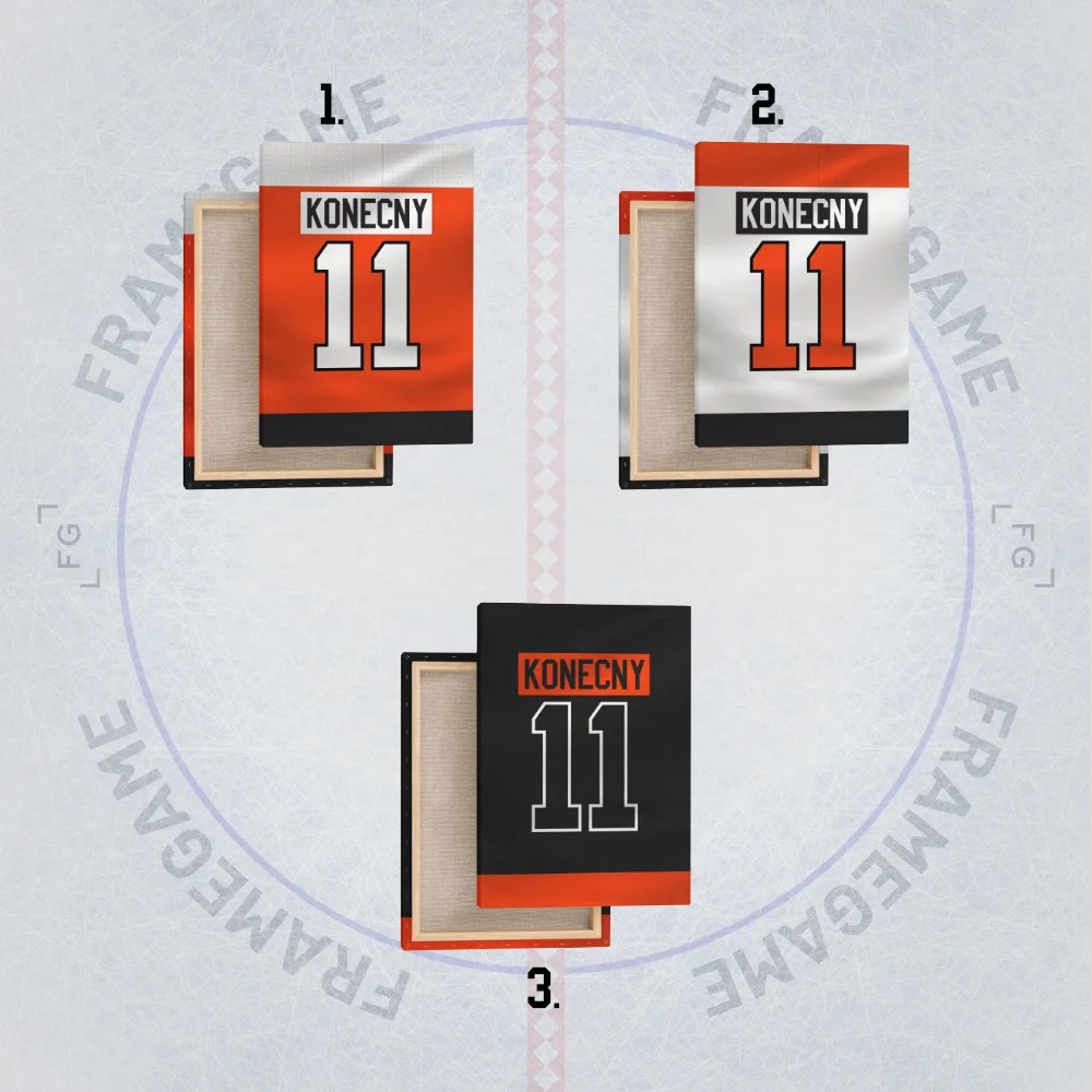 philadelphia flyers dres na plátně