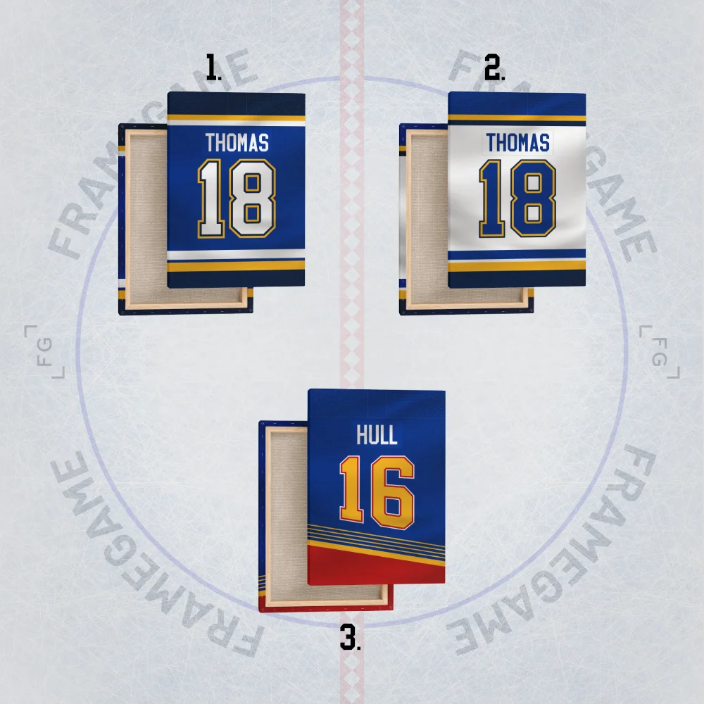 st louis blues dres na plátně