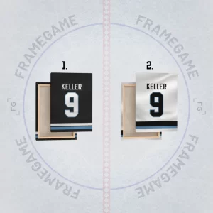 utah hockey dres na plátně