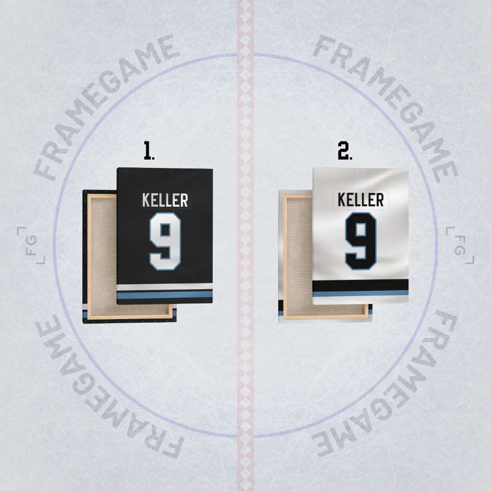 utah hockey dres na plátně