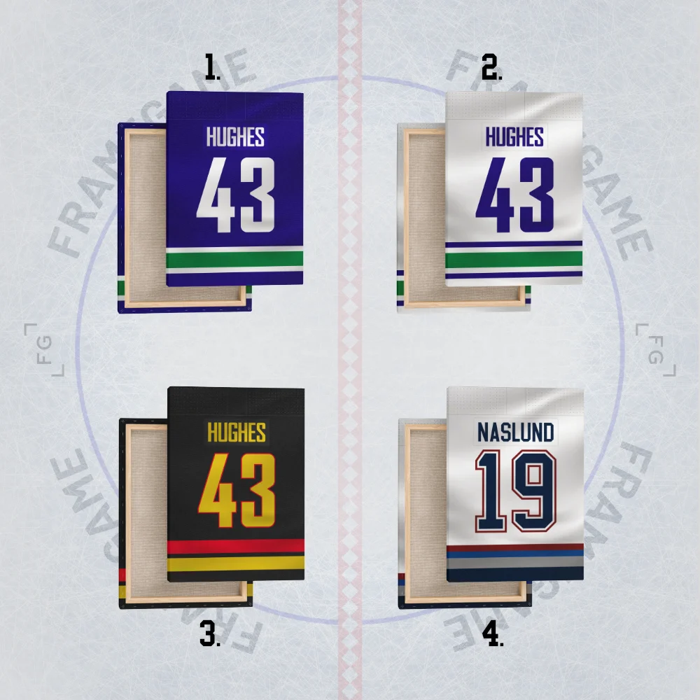 vancouver canucs dres na plátně