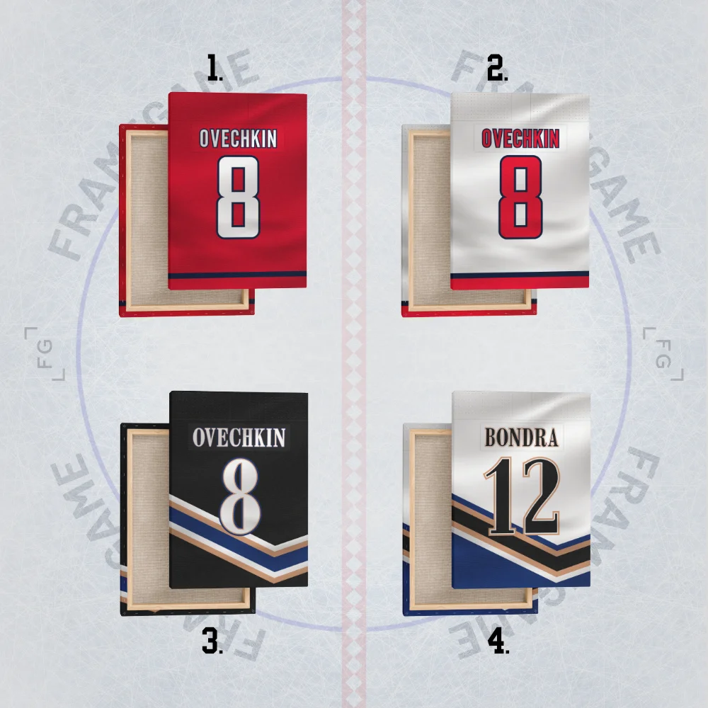 washington capitals dres na plátně